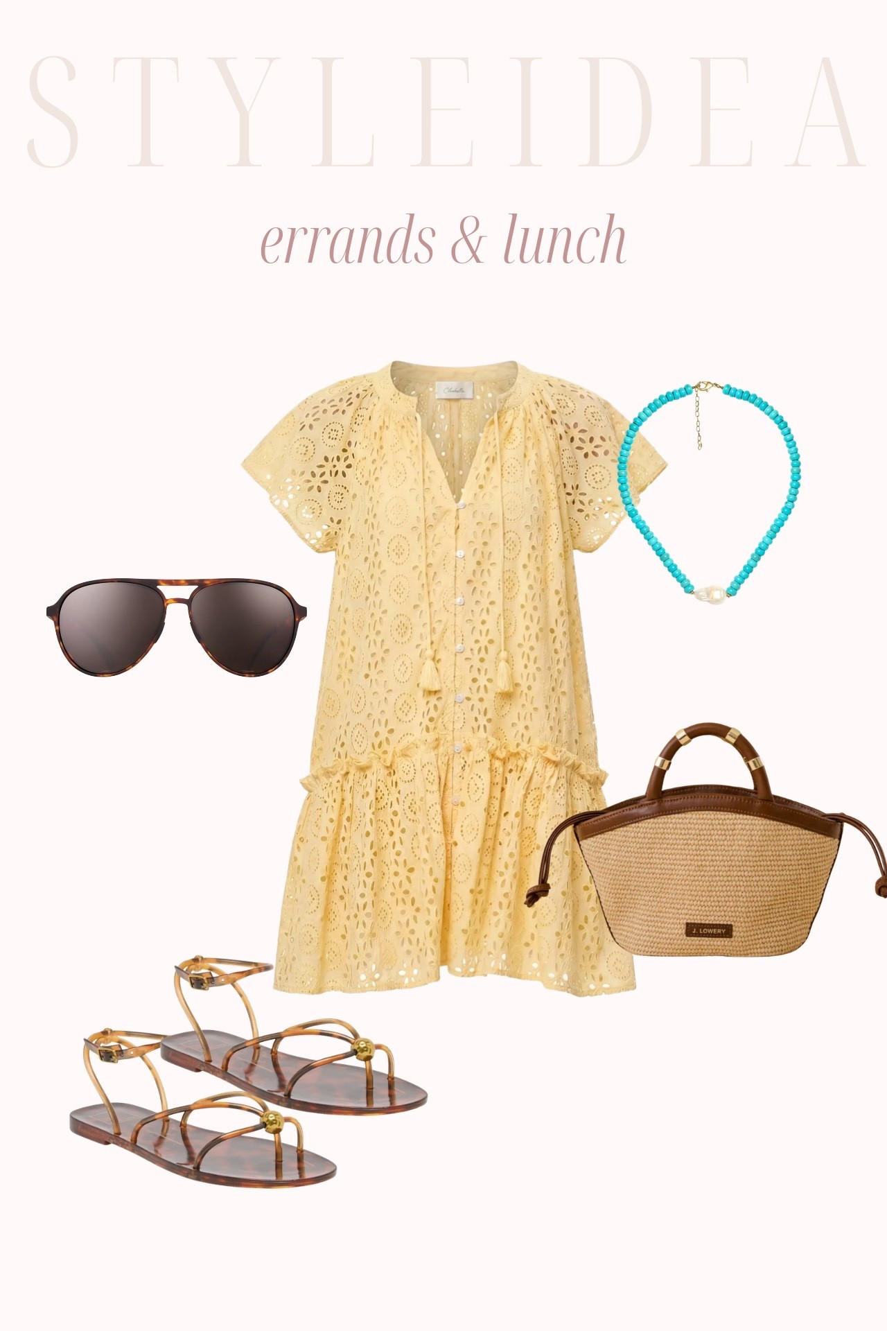 Style Idea: errands & lunch look 

What to wear, yellow dress