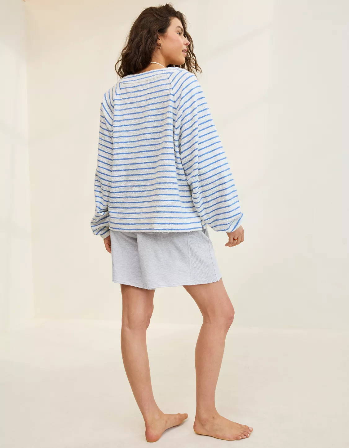 Aerie Lace Up Sweatshirt | American Eagle Outfitters (US & CA)