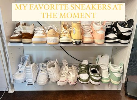 Shop my current #sneaker #collection 👟 I’m a sneaker hoarder and I’m not ashamed of it 😂🤣 #nike #reebok #newbalance #converse #stevemadden

#LTKfindsunder100 #LTKstyletip #LTKshoecrush