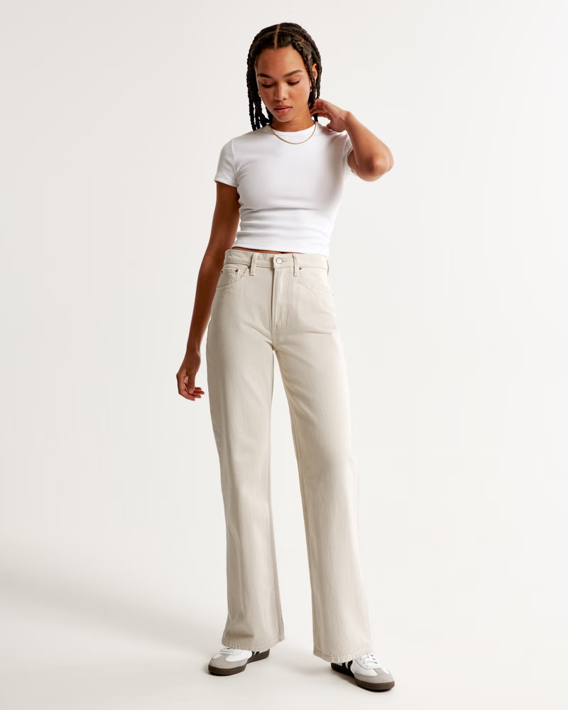 High Rise Loose Jean | Abercrombie & Fitch (US)