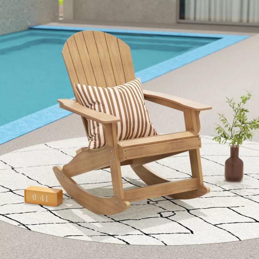 Outdoor Rocking Adirondack Chair | Belk