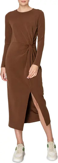 Side Twist Long Sleeve Knit Dress | Nordstrom