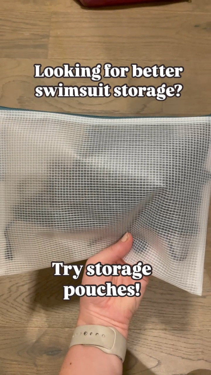 Storage pouches are the perfect solution to swimsuit organization! 

#LTKTravel #LTKSwim #LTKHome