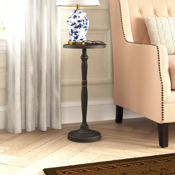 Aracena 22.25'' Tall Pedestal End Table | Wayfair North America