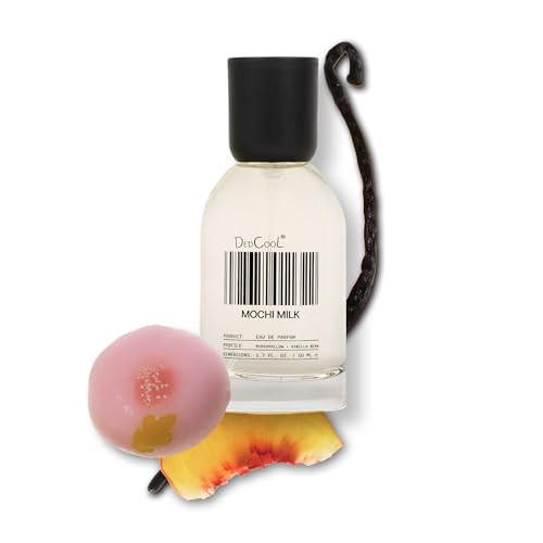 DedCool Eau de Parfum | Mochi Milk | Peach Nectar, Marshmallow & Sweet Rice Milk | Clean Unisex Fragrance | Non-Toxic, Vegan | 1.7 fl oz | Amazon (US)