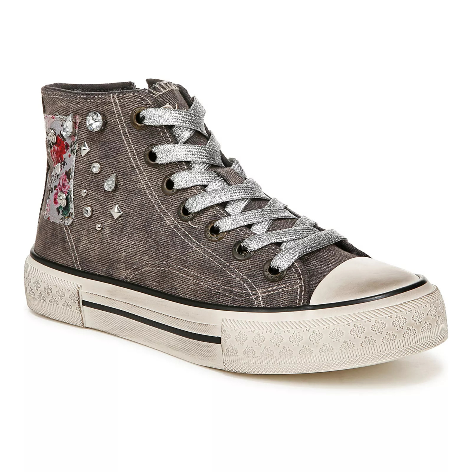 Blowfish Malibu Kimber-Hi Women's High Top Sneakers, Size: 10, Gray Wash | Kohl's