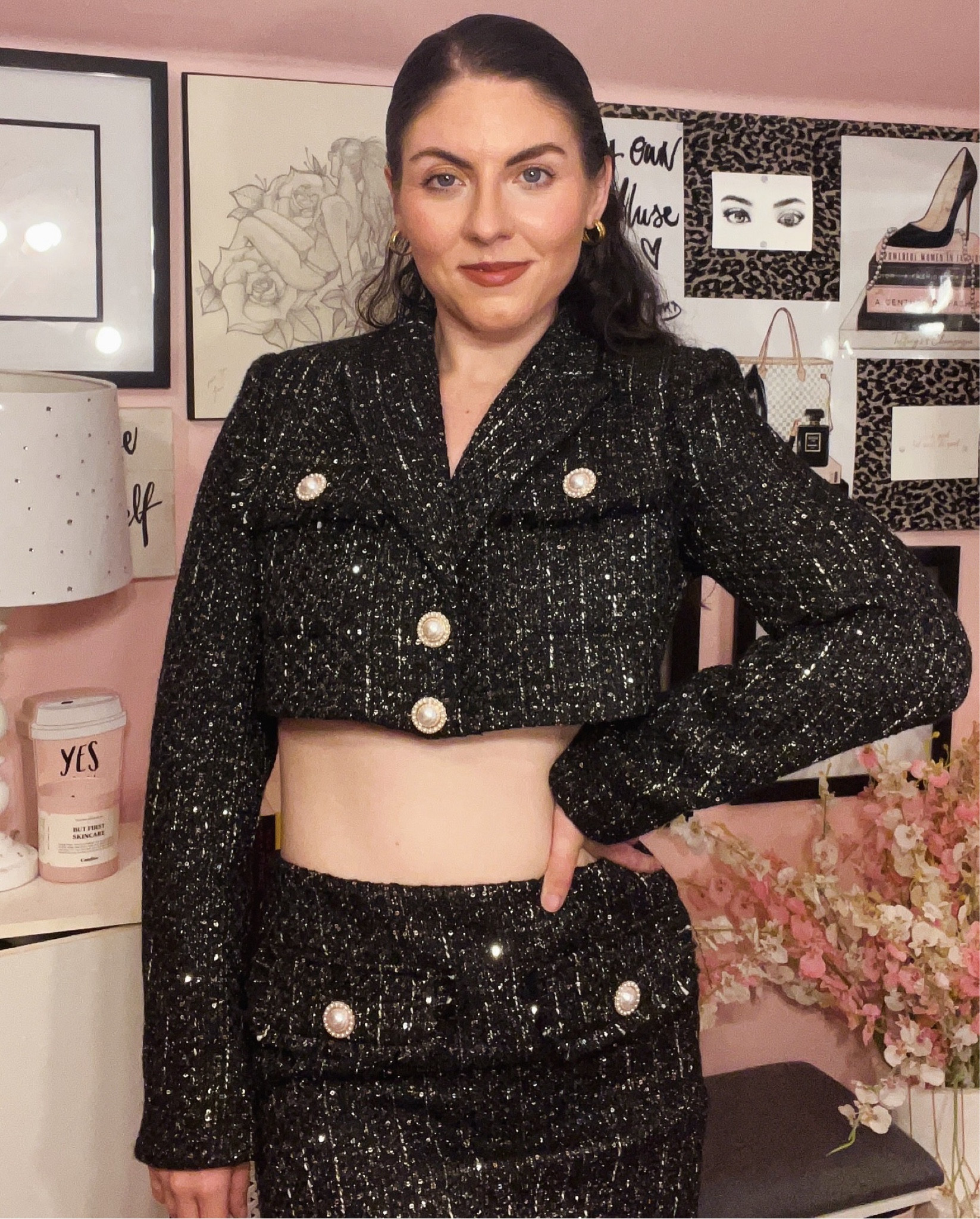 this is what “business casual” looks like these days ✨💖 tag your friends who always take the dress code up a notch (or just comment a 🙋‍♀️ if that person is you) 

💖 follow me @thebananniediaries  for fashion inspo, styling ideas, and more! 

✨ shop this two piece set and these earrings on my ltk (username: banannie) 

#TheBanannieDiaries #TheBanannieDiariesByAnnie #twopieceset #topandskirt #croppedblazer #tweedsuit #tweedstyle #tweedset #camilacoelho #fashioninspo #businesscasual #pushingtheboundaries #styleoftheday #outfitofthedaybabe #alldressedupandnowheretogo #miniskirts #barbiestyle #bratzstyle #fashioninspirationdaily 

#LTKWorkwear #LTKStyleTip