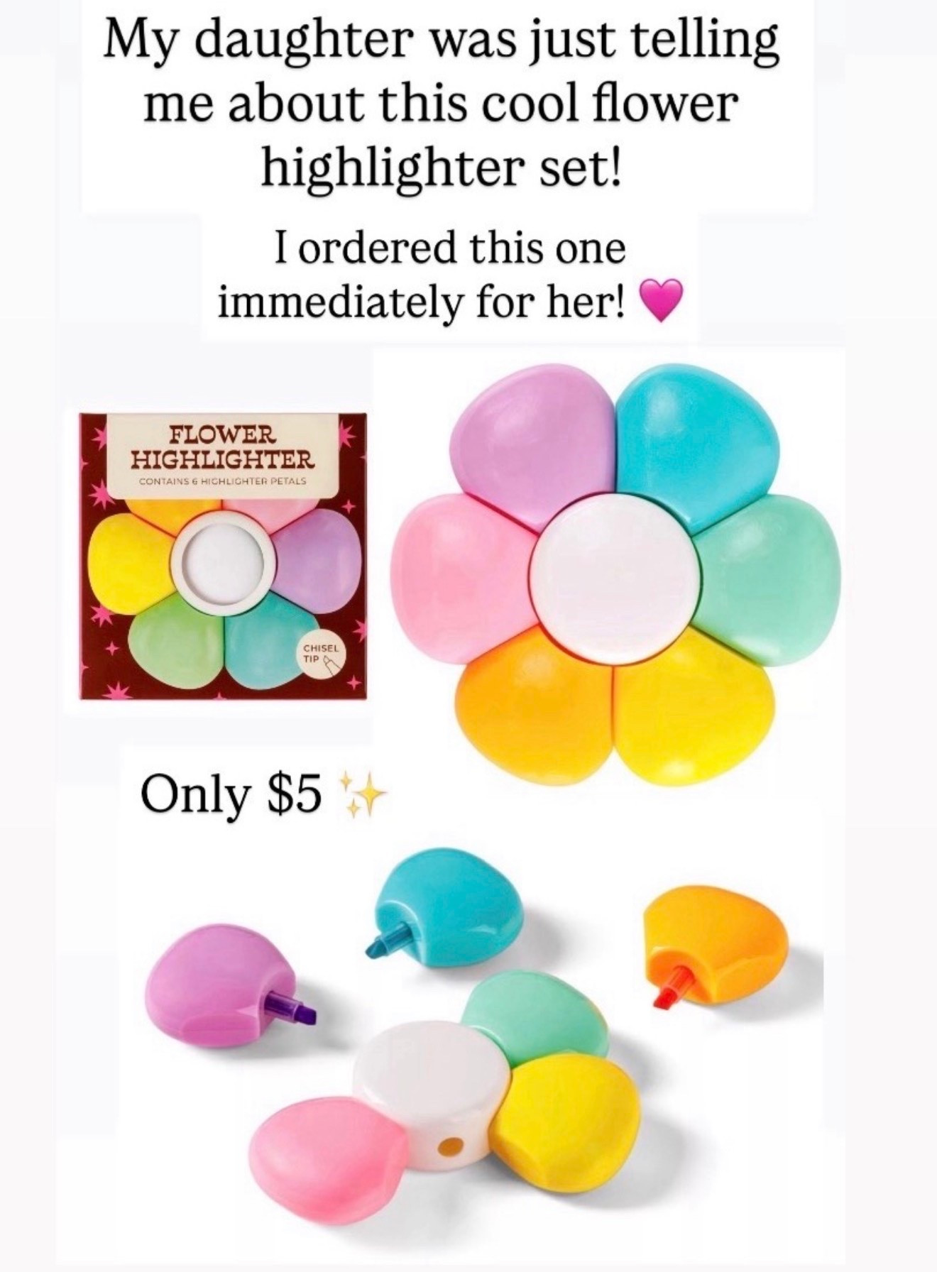 Flower highlighter

#LTKKids