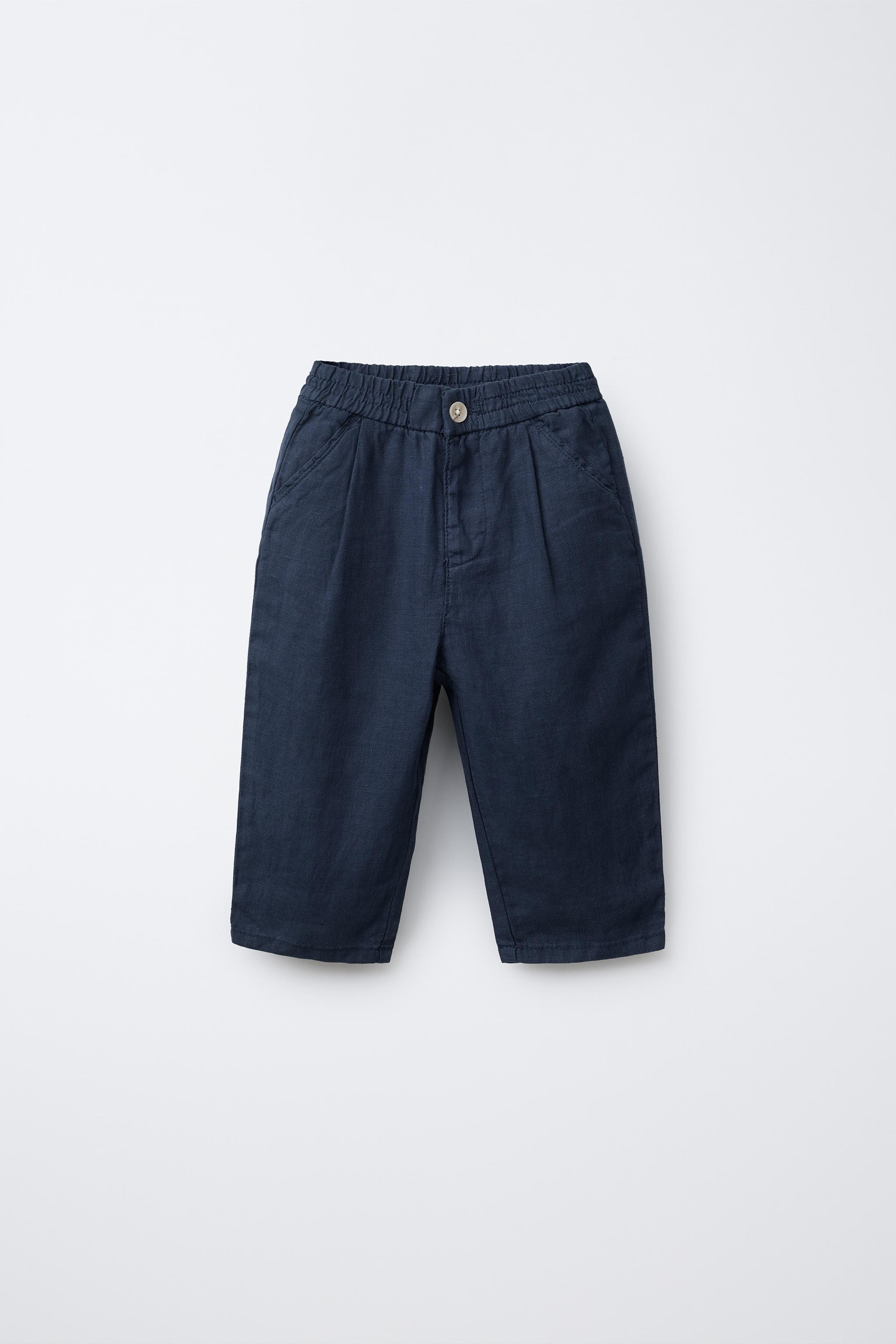 LINEN BAGGY PANTS | Zara US