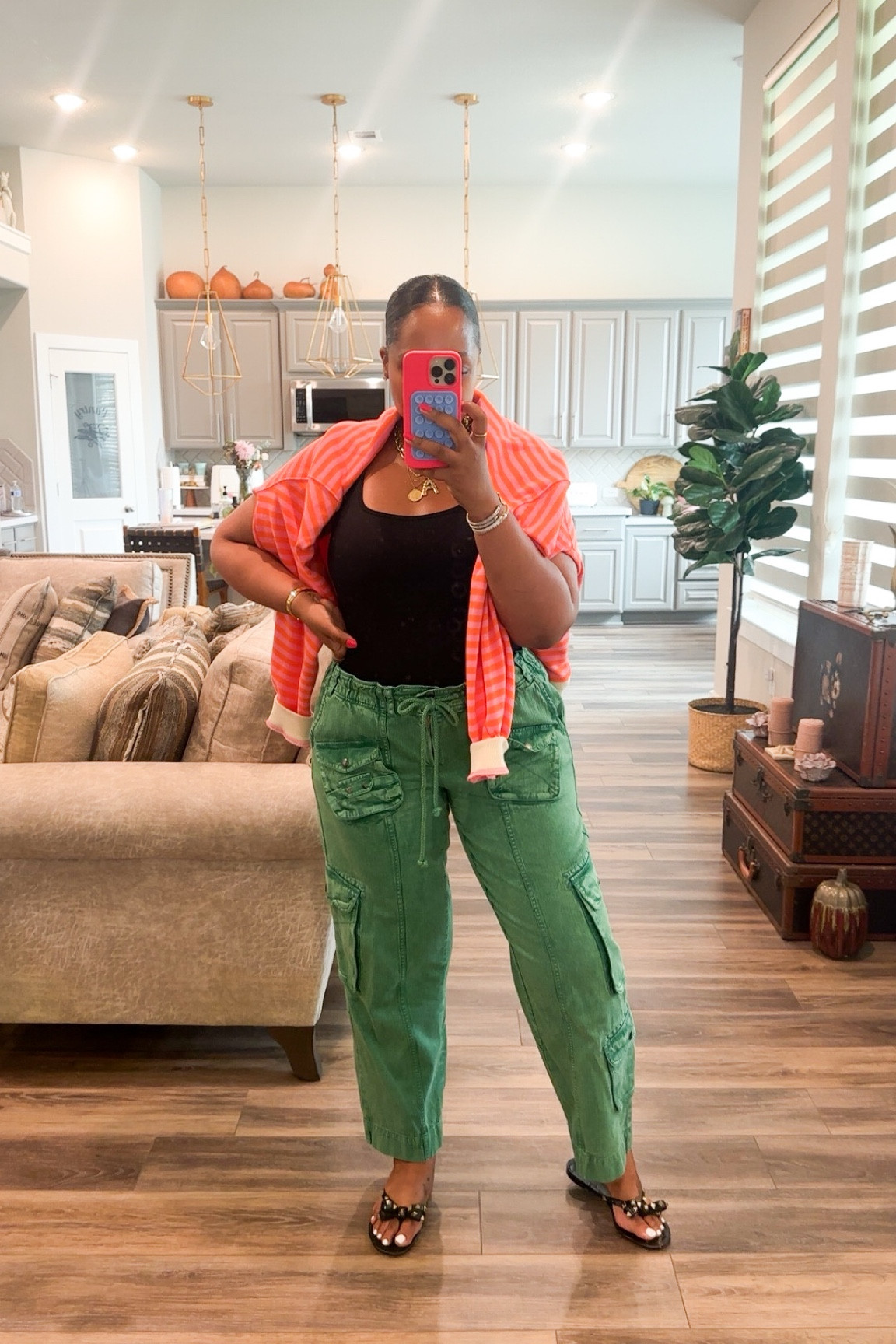 
Bodysuit-  medium 
Pants-  medium 
Top-  small 
Slides- tts 

Vacation outfit - summer outfit - spring outfit - travel - travel outfit - cargo pants - bodysuit - everyday outfit - everyday fashion - slides - sandals -  #ltkstyletip #ltkseasonal #ltkshoecrush          

Follow my shop @styledbylynnai on the @shop.LTK app to shop this post and get my exclusive app-only content!

#liketkit 
@shop.ltk
https://liketk.it/4SjnR

Follow my shop @styledbylynnai on the @shop.LTK app to shop this post and get my exclusive app-only content!

#liketkit 
@shop.ltk
https://liketk.it/4SG3J