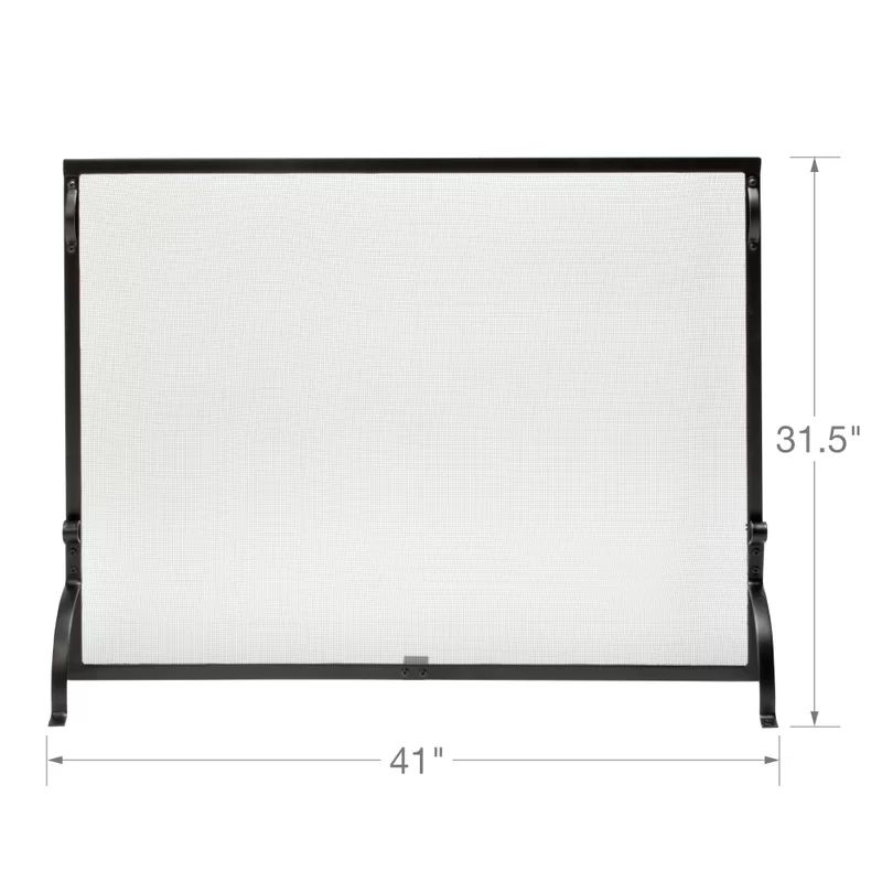 Guertin Single Panel Steel Fireplace Screen | Wayfair North America