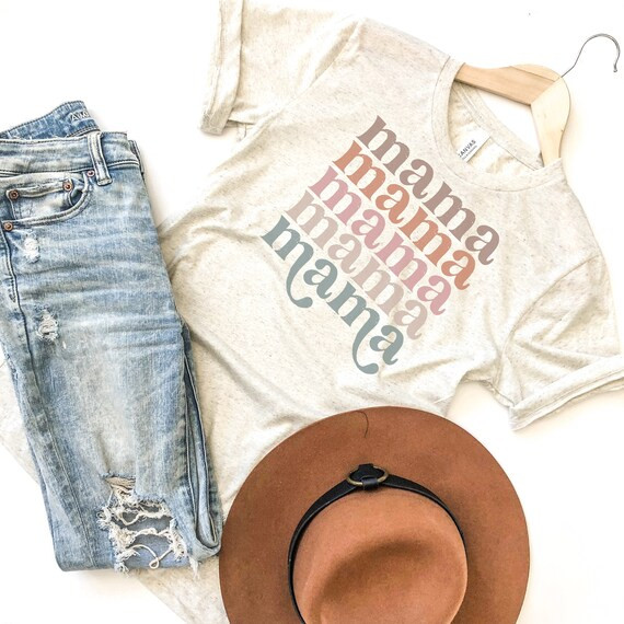 Retro Mama Row Shirt Mama Shirt Retro Mama Shirt Mommy | Etsy | Etsy (US)