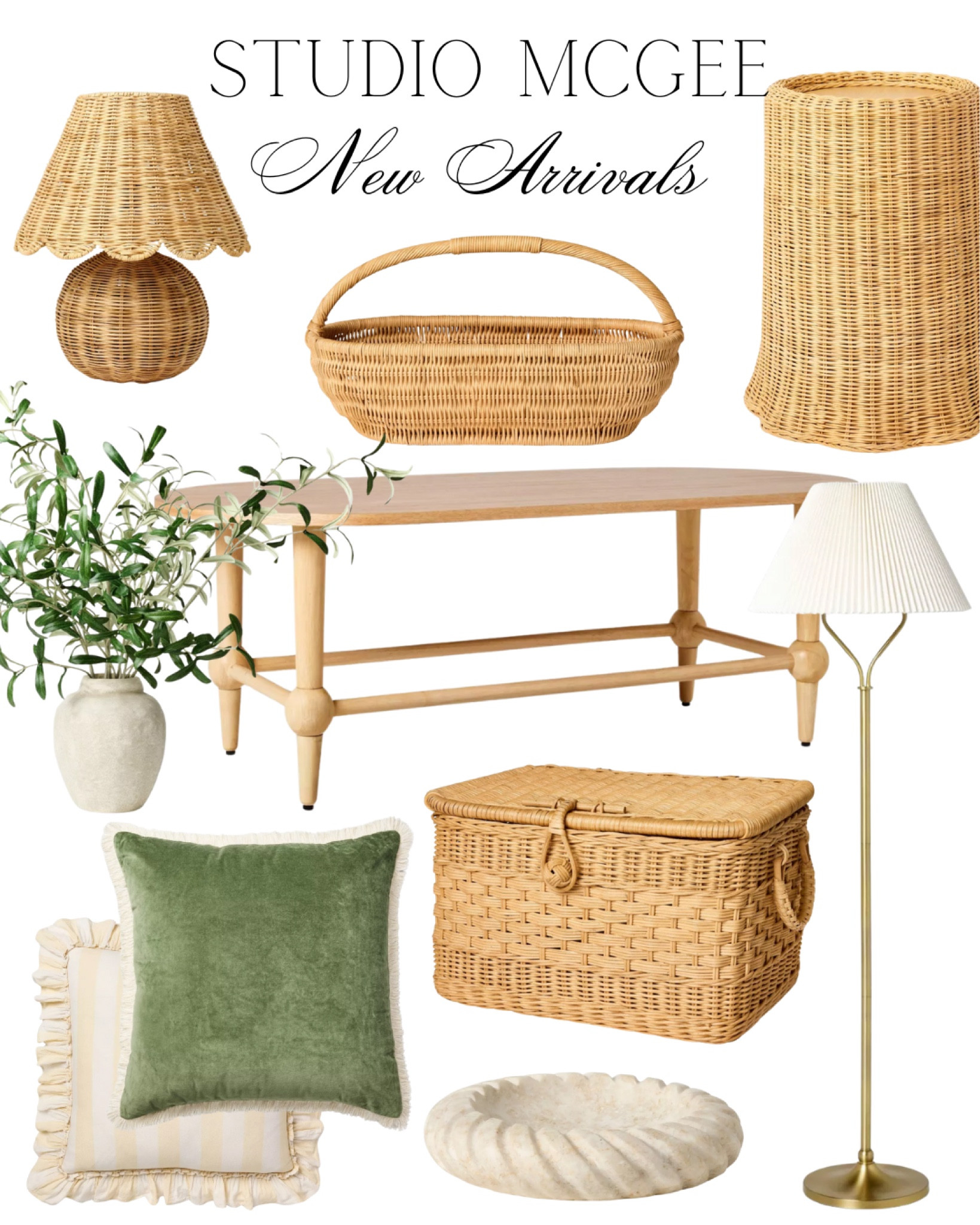 Studio McGee for Target new arrivals | Spring 2025 | Rattan & Wicker Home Decor Trend

#LTKHome #LTKFindsUnder100 #LTKSeasonal