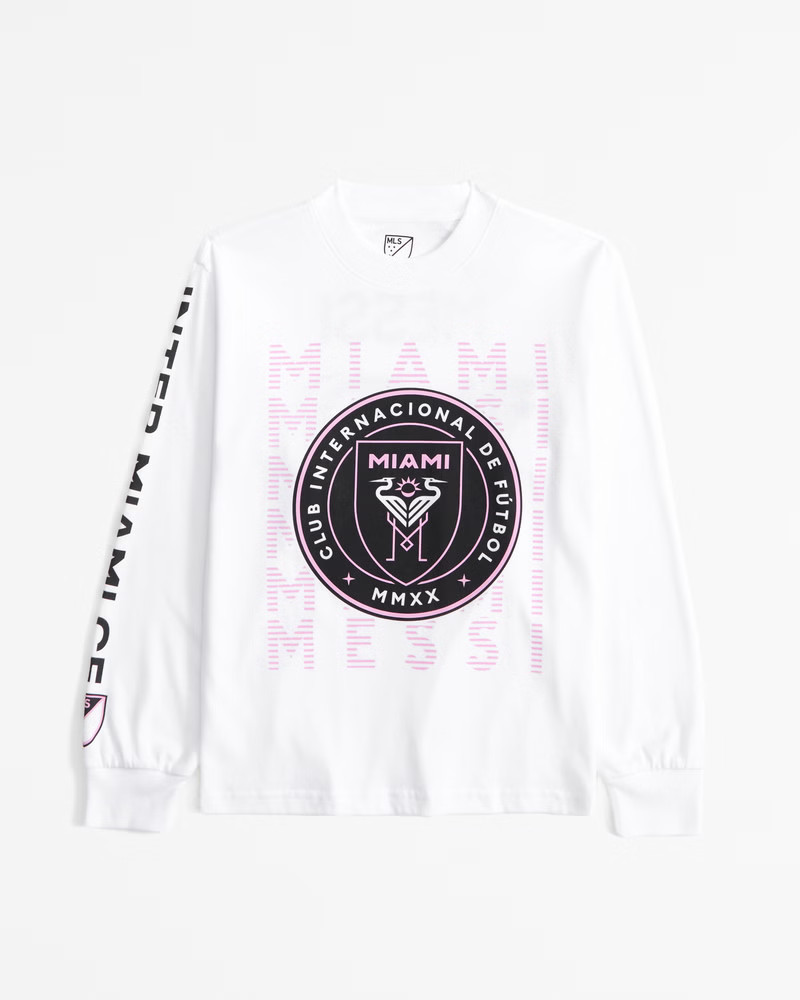 lionel messi long-sleeve graphic tee | Abercrombie & Fitch (US)