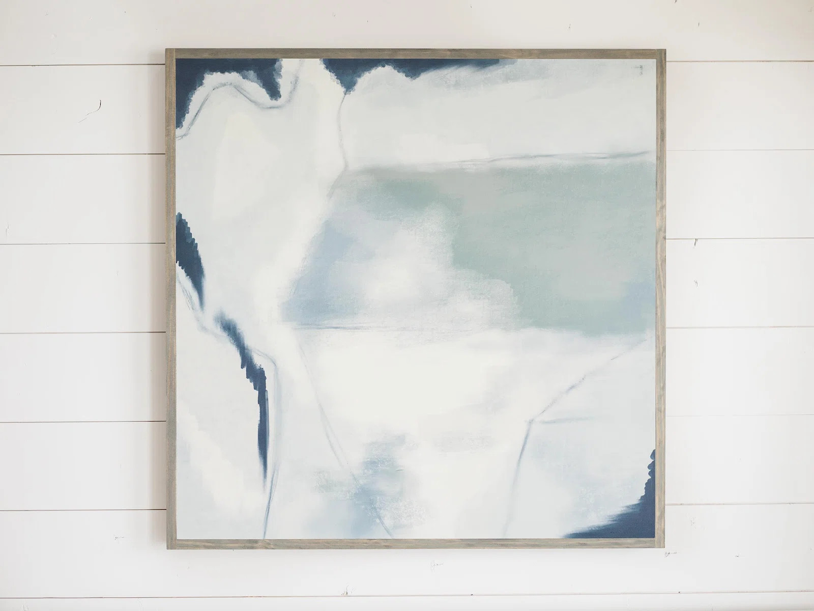 Orren Ellis Seaglass Abstract Wood Framed Wall Art Sign | Wayfair | Wayfair North America