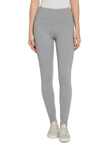 Lyssé Women's Flattering Cotton Legging Pants, Grey Melange, S | Amazon (US)