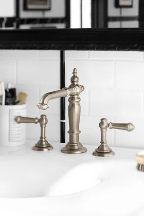 Kohler Artifacts® Widespread Bathroom Faucet with Drain Assembly | Wayfair | Wayfair North America