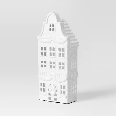 Glittered House Christmas Village Building - Wondershop™ | Target