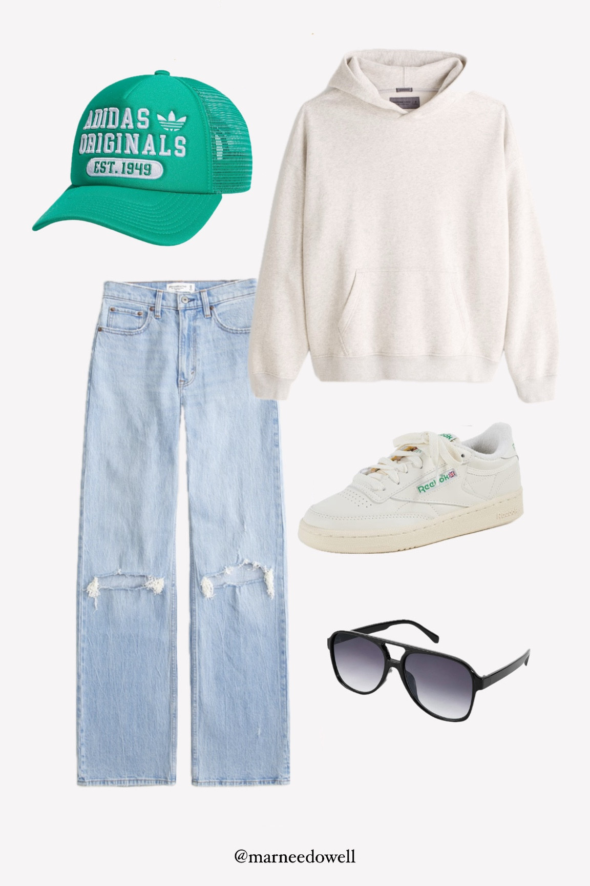 When I tell you I’m obsessed with the green accents 👀 I have this hat and I’m obsessed with it!! Also have this hoodie and I wear it at LEAST 3 times a week no joke 🤪

Jeans | outfit inspo | spring outfit | date night outfit 

#LTKfindsunder50 #LTKstyletip #LTKworkwear