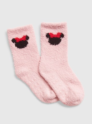 babyGap &#124 Disney Minnie Mouse Cozy Graphic Socks | Gap (US)