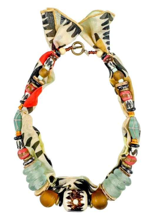 Beaded Bandana Necklace | Santa Fe | Twine & Twig