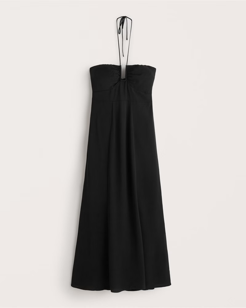 Women's Halter Maxi Dress | Women's Best Dressed Guest Collection | Abercrombie.com | Abercrombie & Fitch (US)