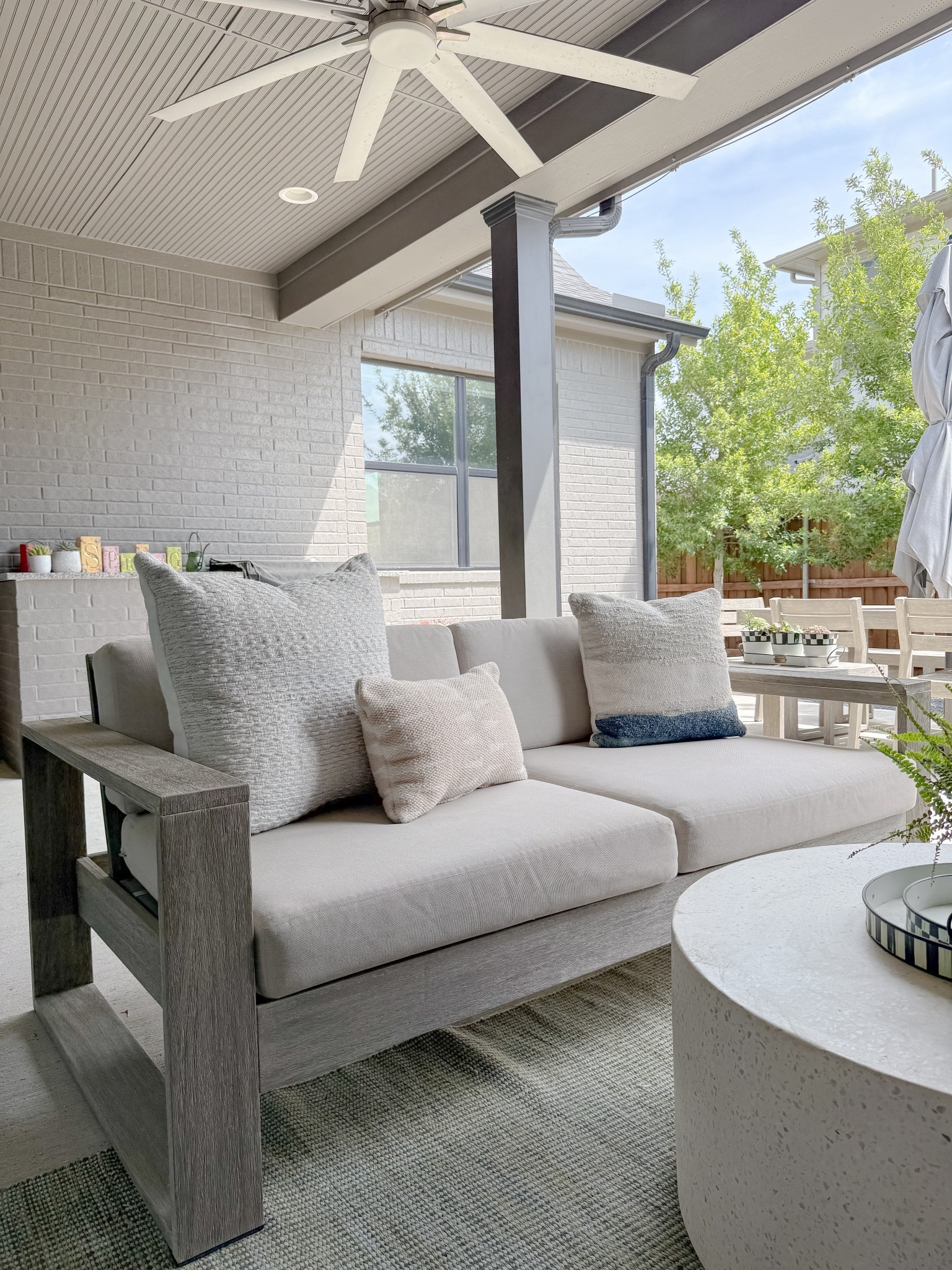 Spring Porch views! 🌸🤍🦋 #springporch #springdecor #patiodesign #patioweather #homedecor 

#LTKHome #LTKSeasonal #LTKSaleAlert