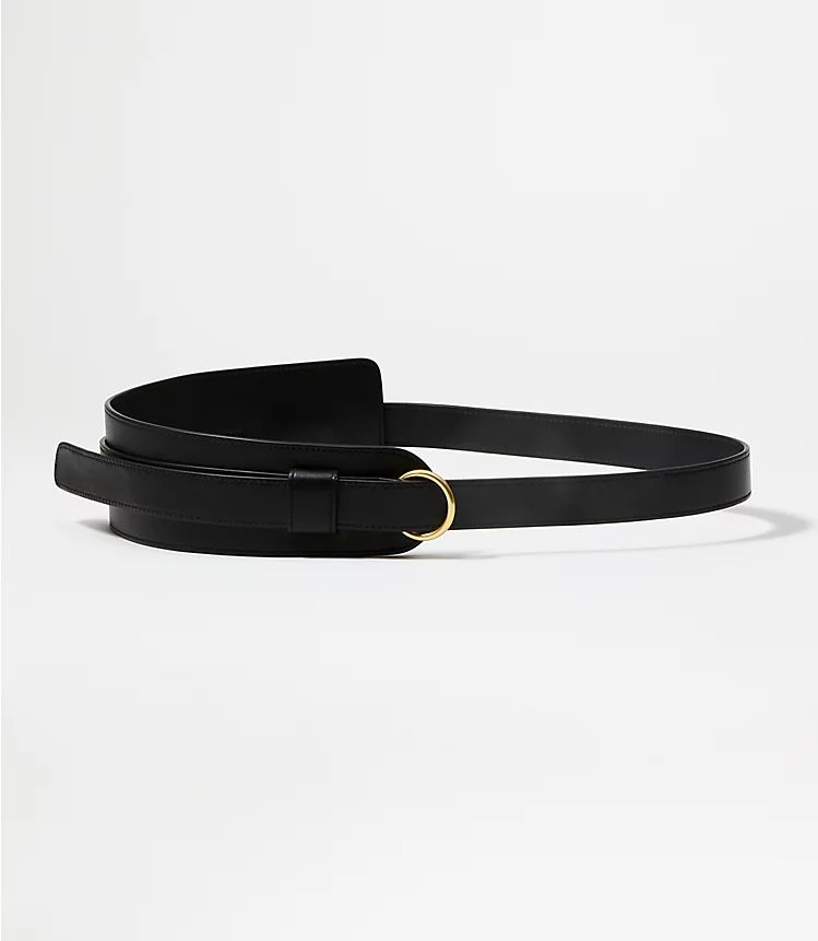 Ring Leather Belt | LOFT | LOFT