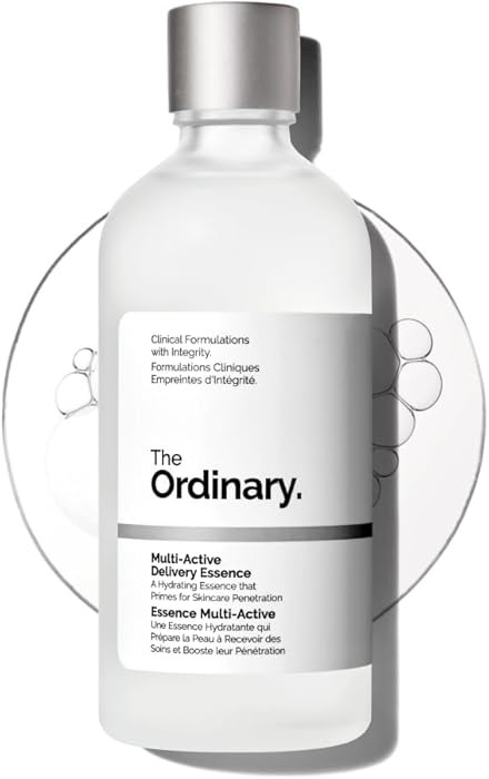 The Ordinary Multi-Active Delivery Essence, Hydrating & Brightening Skincare Face Primer for Soft... | Amazon (US)