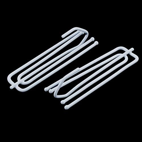 IPEAK 40 Pack Curtain Hooks Metal Pinch Pleat Header Tape Pins Heavy Duty Deep Prong Hook (White) | Amazon (UK)