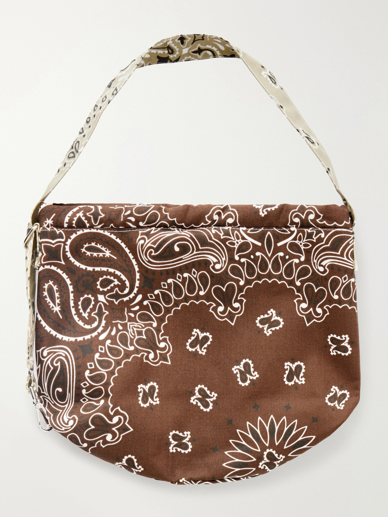 CALL IT BY YOUR NAME - Seau Bandana-print Cotton Tote - Brown