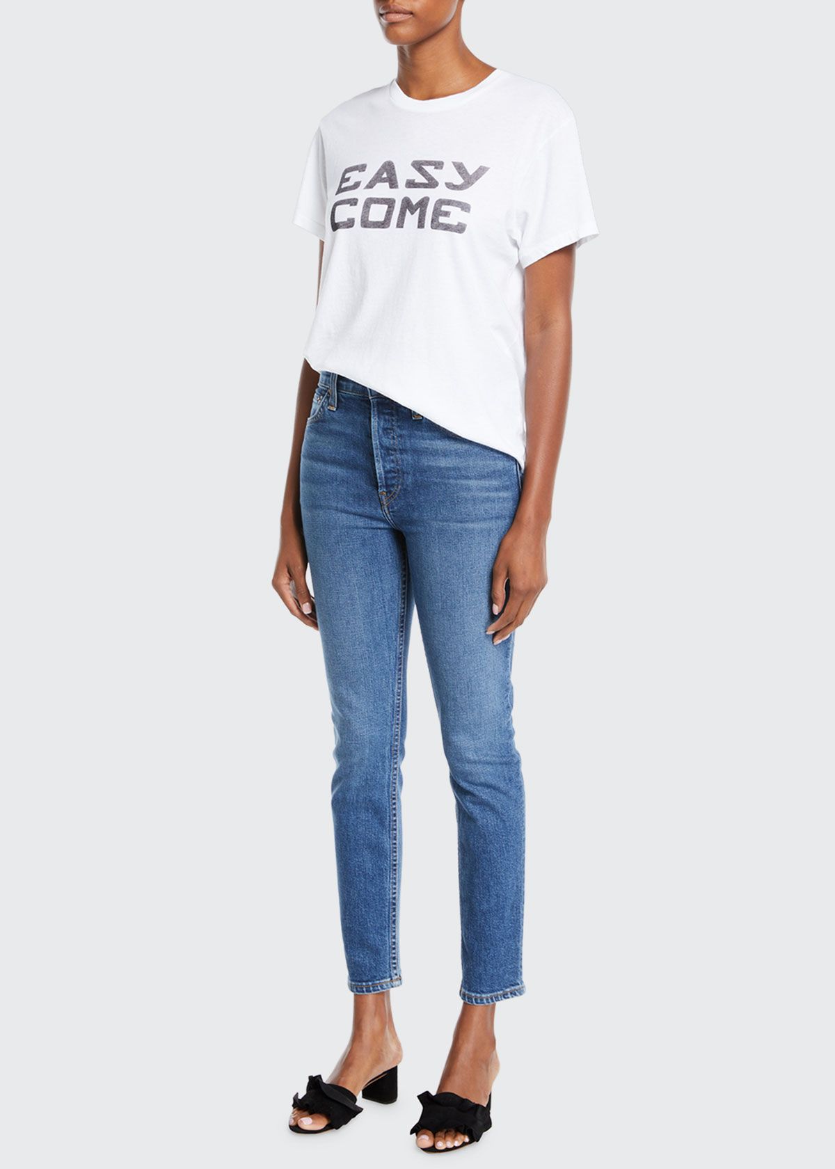High-Rise Skinny Ankle Cropped Jeans | Bergdorf Goodman