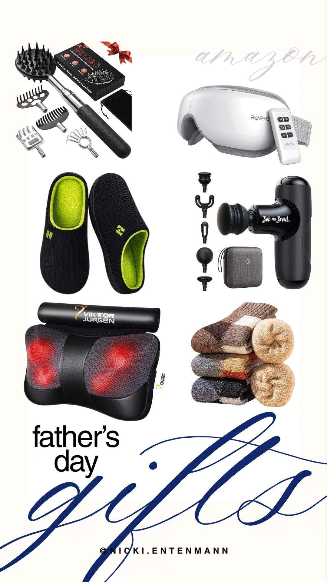 Father’s Day gifts that hit the spot include cozy slippers and soothing massagers designed to bring comfort and joy. These thoughtful finds will make any dad feel truly appreciated 🥿🎁💆  

#FathersDay #GiftIdeas #AmazonFinds #DadAppreciation #PracticalGifts #StylishPicks #CelebrateDad #BestGiftIdeas #ThoughtfulGifts #MensAccessories 

 #LTKdayinmylife #LTKSaleAlert #LTKMens