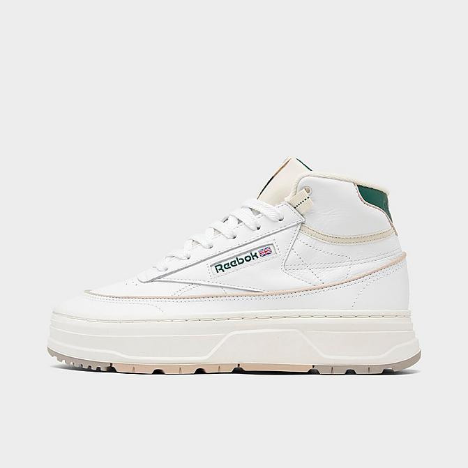 Women's Reebok Club C Double Geo Platform Mid Casual Shoes | Finish Line (US)