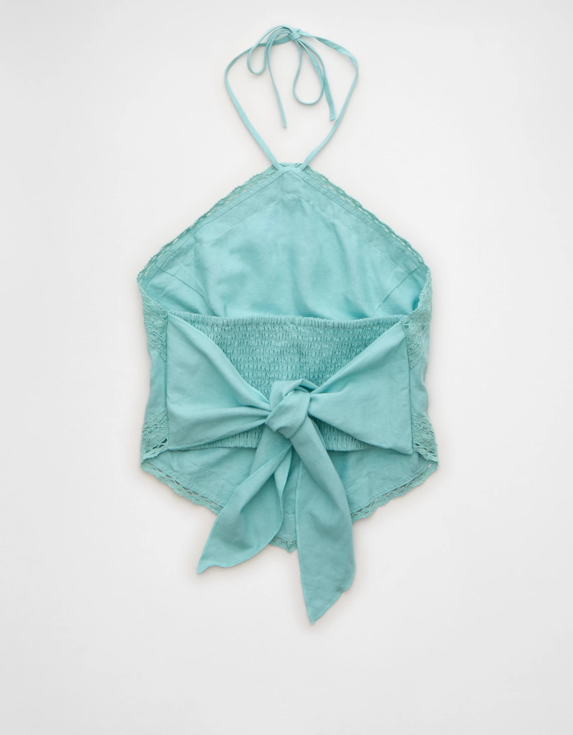 AE Linen-Blend Bandana Halter Top | American Eagle Outfitters (US & CA)