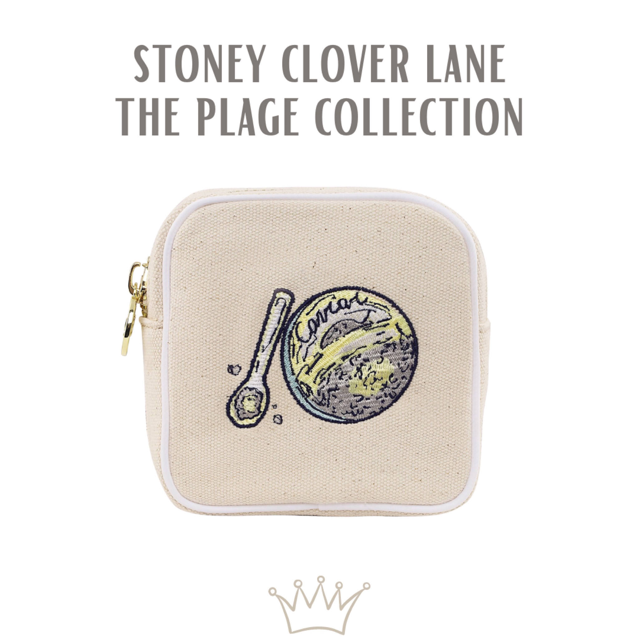 Stoney Clover Lane x Target Orange Mini Circle Pouch NWT IN HAND SOLD OUT