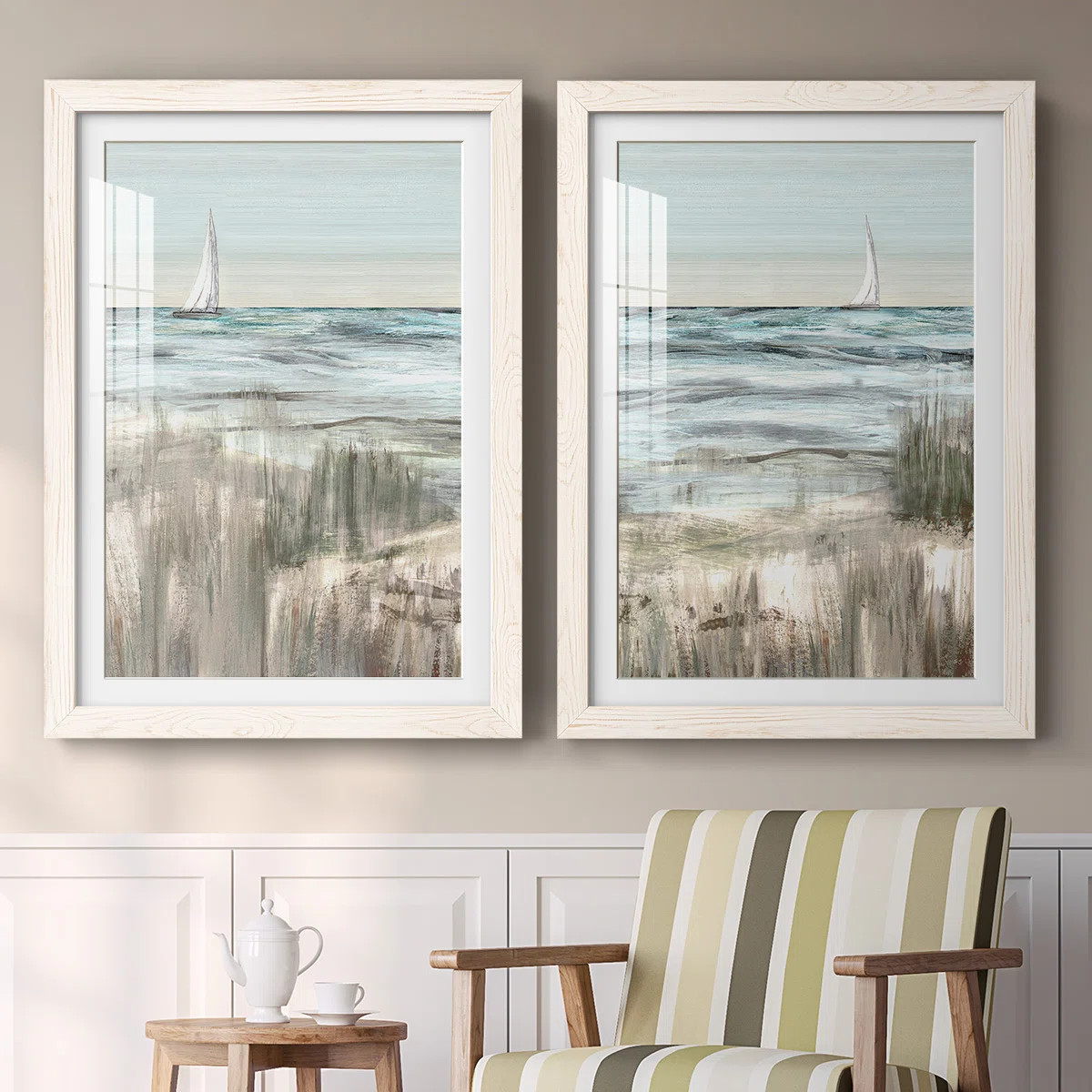 " Heading In Dusk I " 2 - Pieces Painting Print (Set of 2) | Wayfair North America