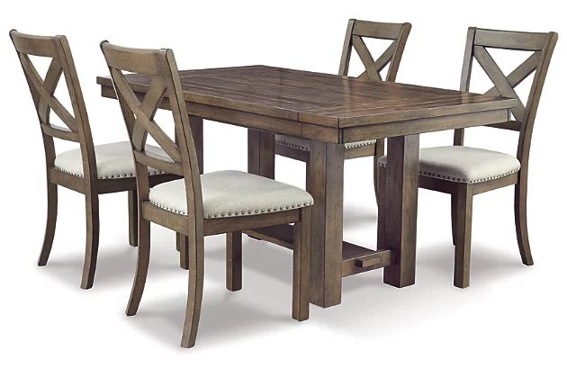 Moriville Dining Table and 4 Chairs Set | Ashley Homestore