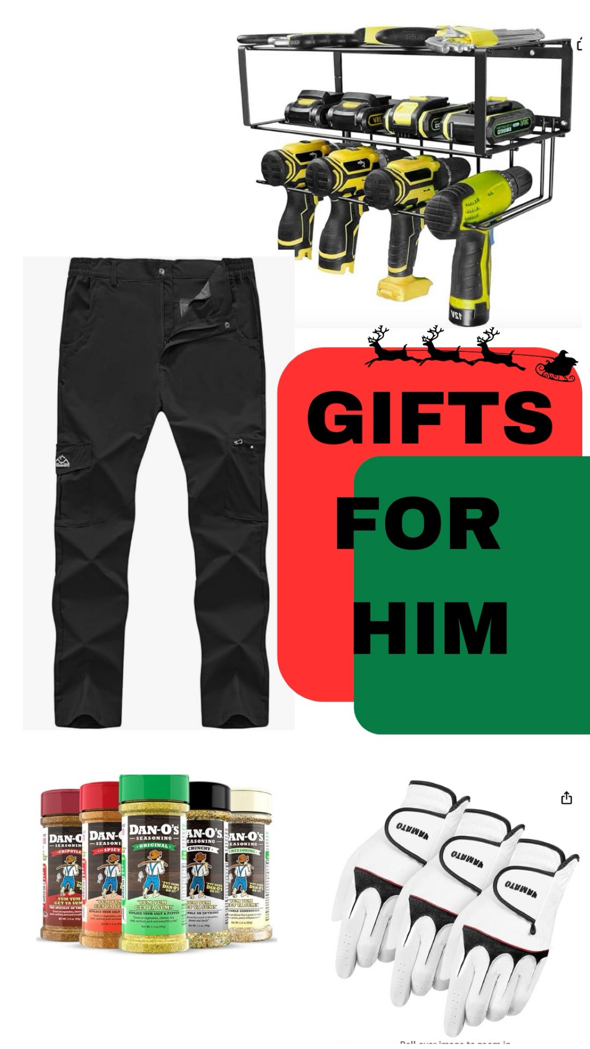 Gifts for him/ husband/ boyfriend/ dad/ grandpa/ amazon/ work pants/ tool organizer/ seasonings/ golf glovees

#LTKGiftGuide #LTKHoliday #LTKMens