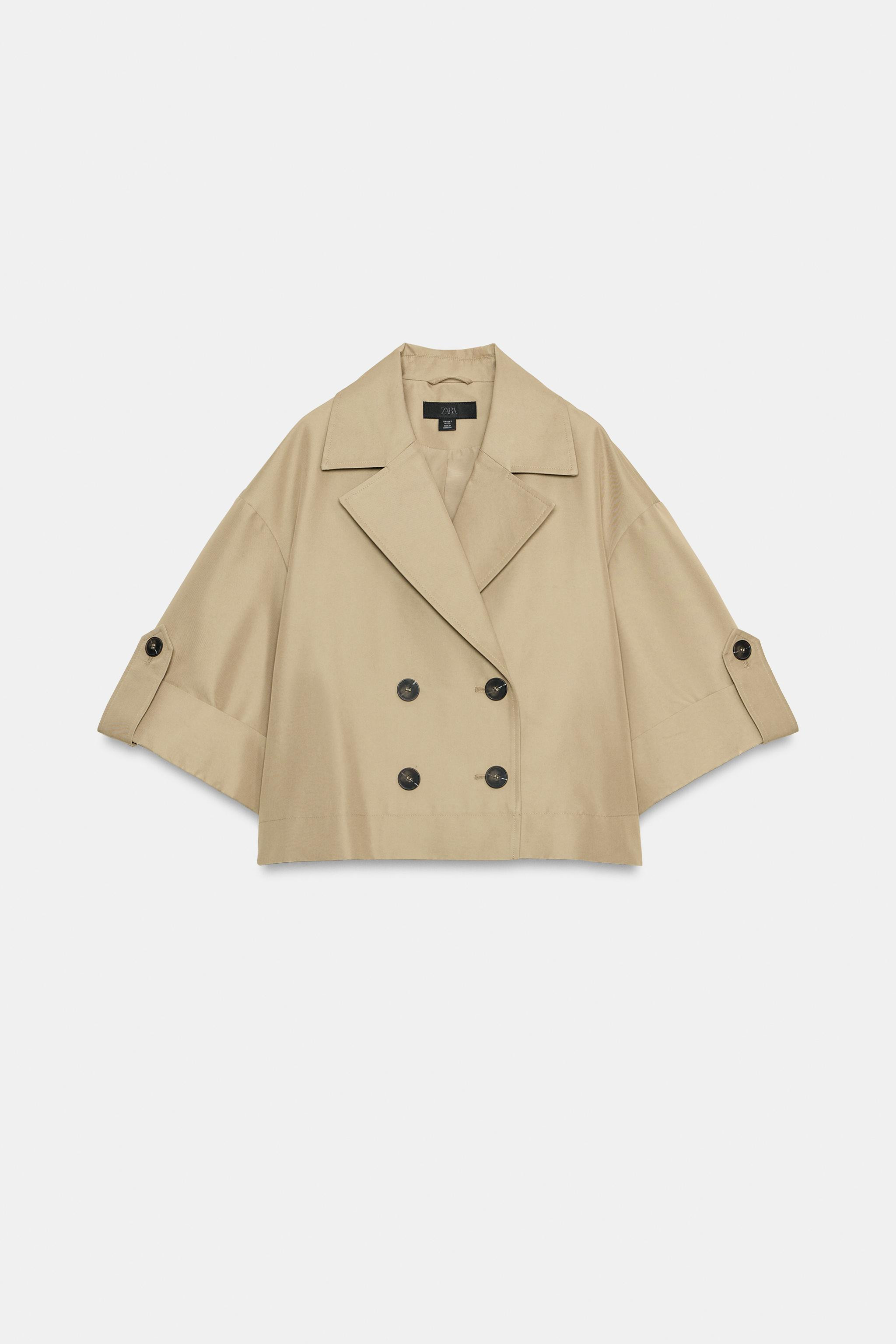 SHORT SLEEVE TRENCH COAT | Zara UK