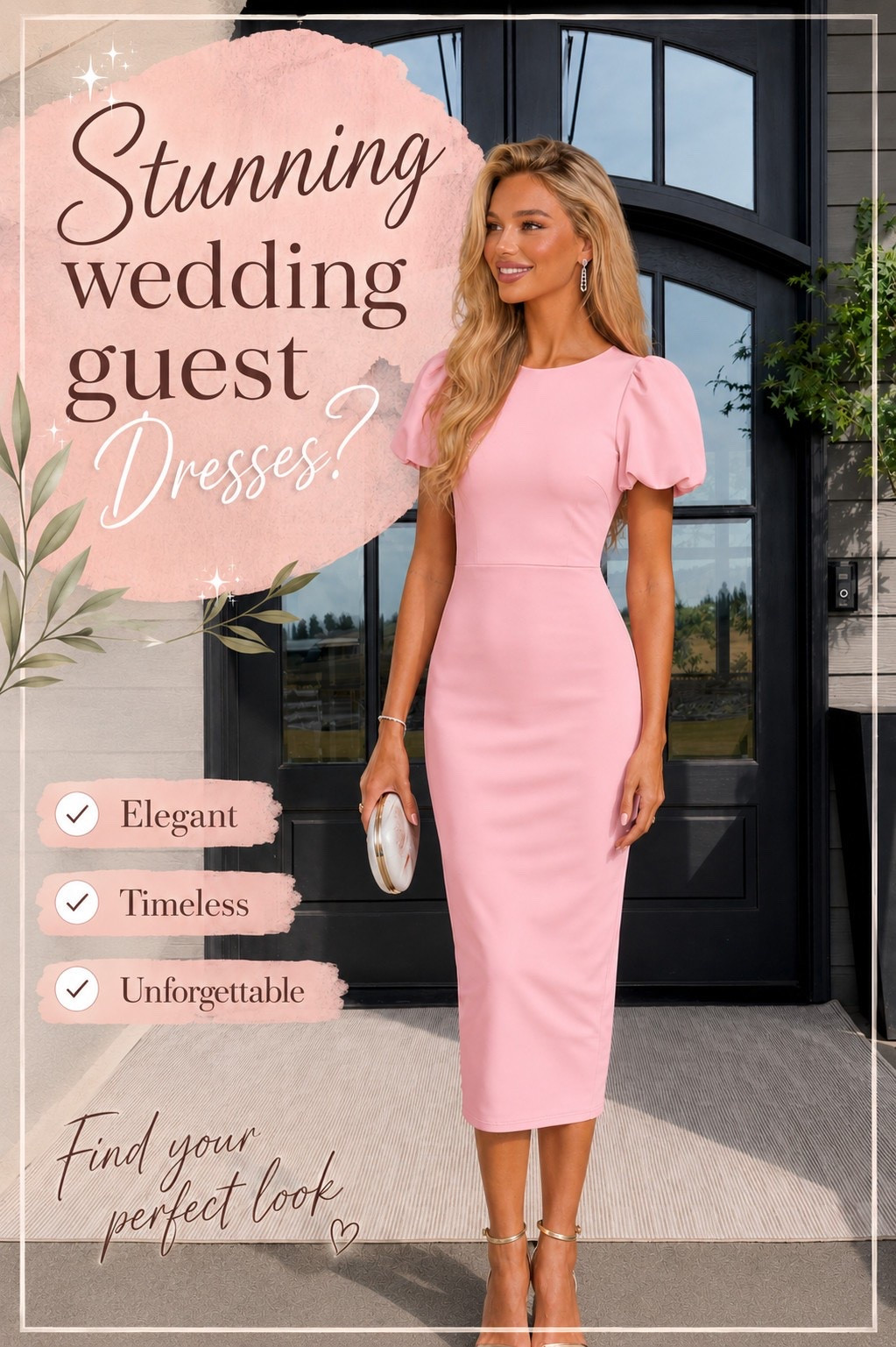 Elegant Pink Wedding Guest Dress Ideas for Every Special Occasion ✨💗

This stunning pink midi dress is the perfect blend of classy, feminine, and timeless. From weddings to bridal showers and fancy dinner parties, this elegant look is flattering, comfortable, and effortlessly chic. The puff sleeves and fitted silhouette create such a sophisticated silhouette while still feeling soft and wearable. Perfect inspiration for your next wedding guest outfit or dressy occasion look.

#ad #affiliate #weddingguestdress #pinkdress #amazonfashion #dressinspo #weddingguestoutfit #elegantstyle #classydresses #femininefashion #specialoccasiondress #amazonfinds #outfitinspo #midsizefashion #summerweddingguestdress #fashioninspo #dateNightOutfit #modestfashion #prettyinpink #cocktaildress