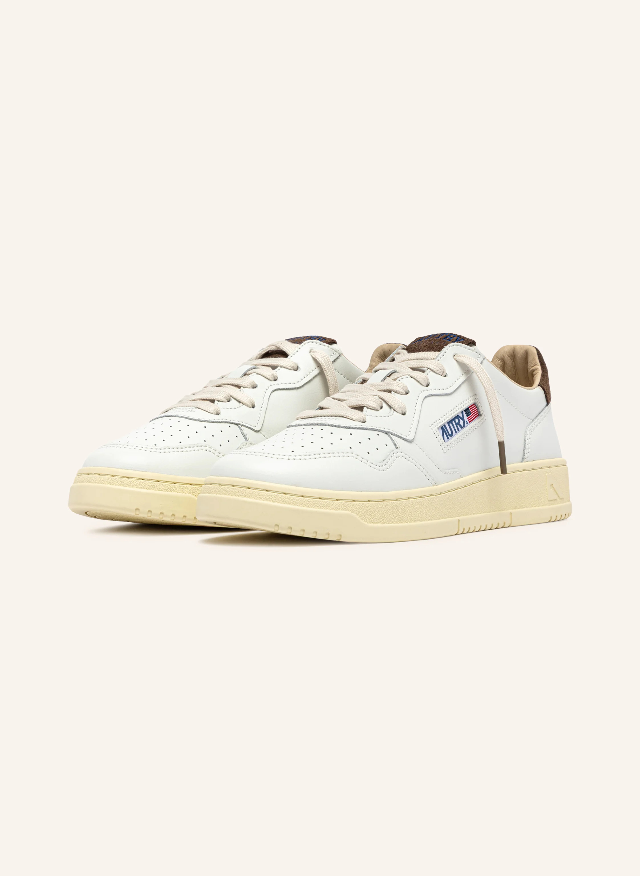 AUTRY Sneaker MEDALIST LOW  HJ in weiss / dunkelbraun | Breuninger (DACH)