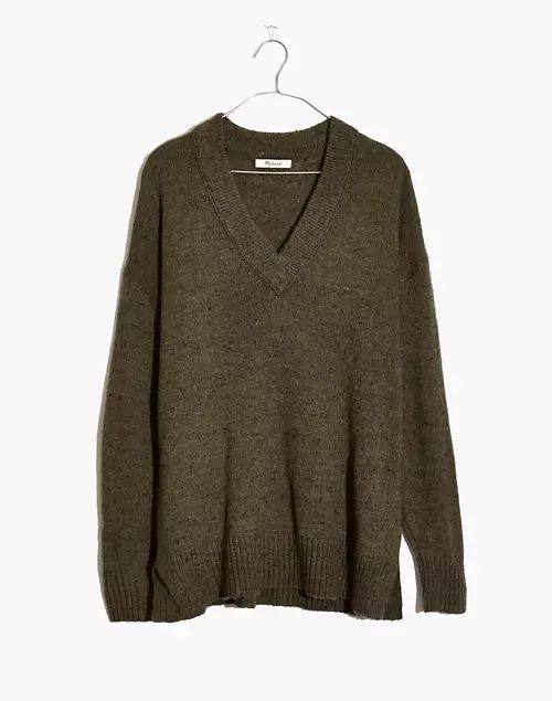 Donegal Bartlett V-Neck Pullover Sweater in Coziest Yarn | Madewell