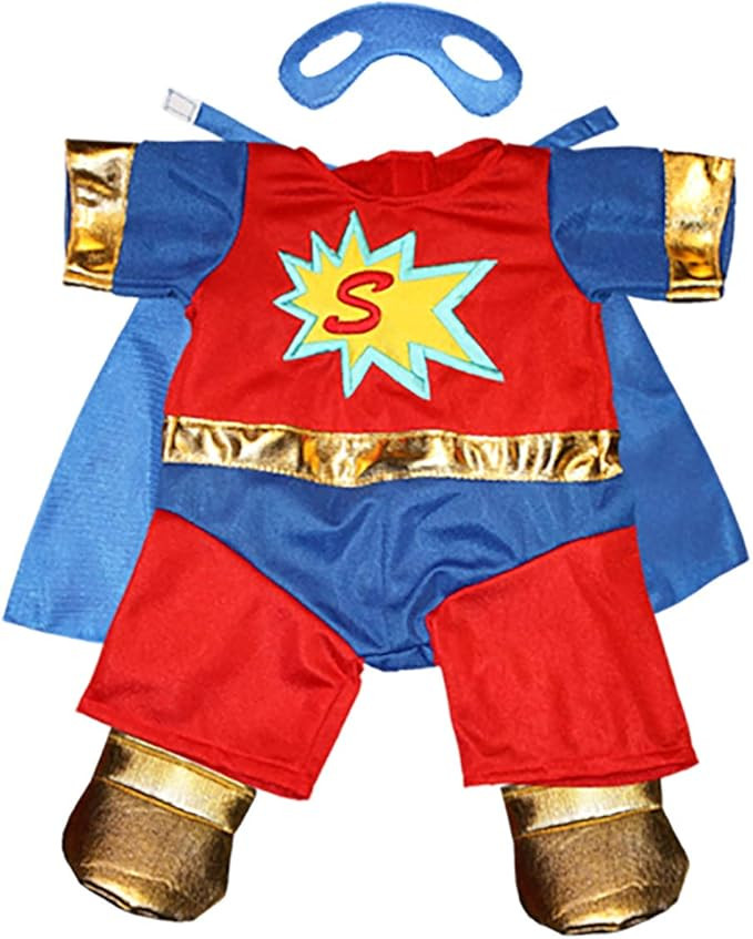 SuperBear Outfit Fits Most 14" - 18" Build-a-Bear and Make Your Own Stuffed Animals | Amazon (US)