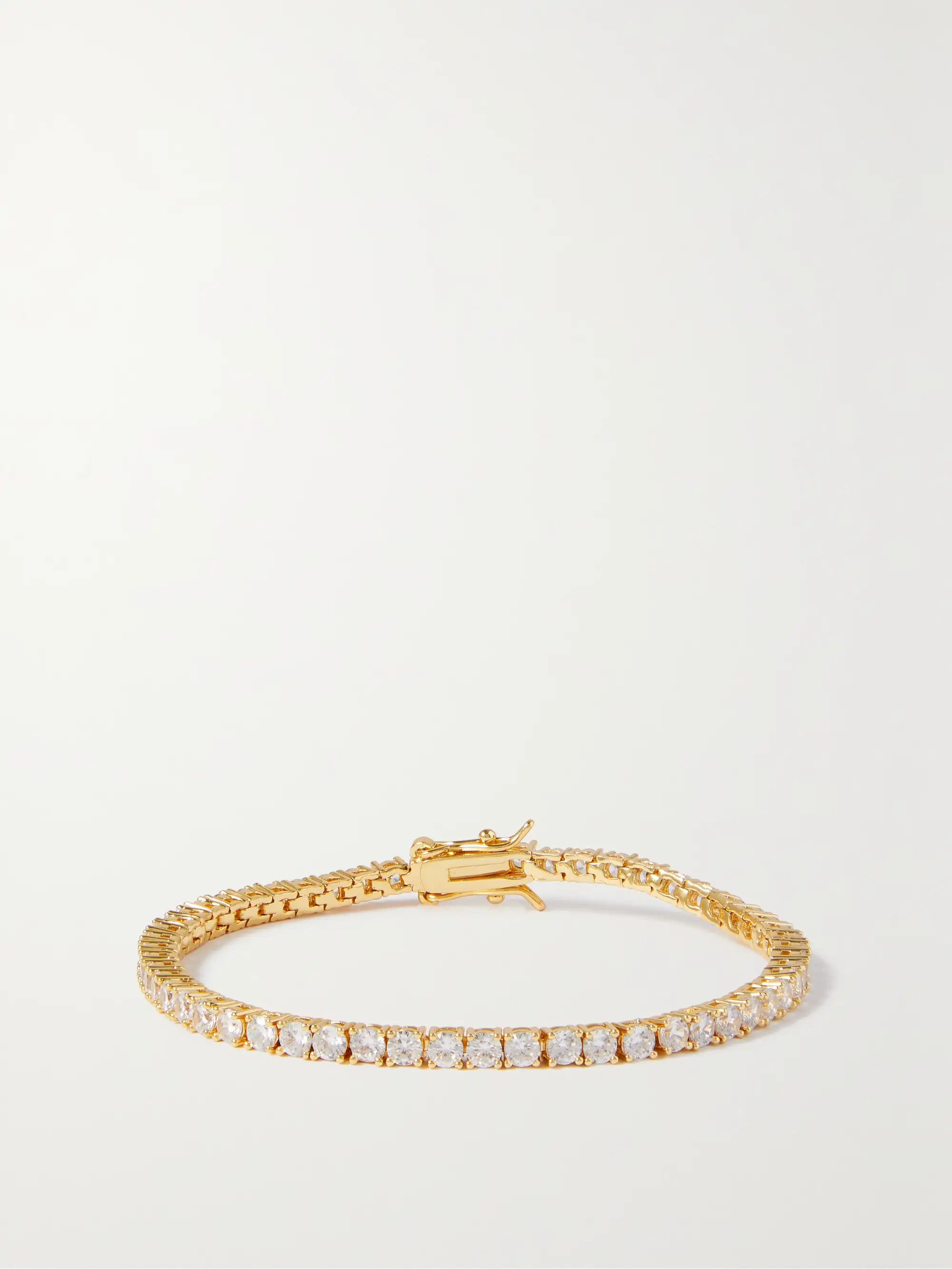 Serena gold-plated cubic zirconia bracelet | NET-A-PORTER (UK & EU)