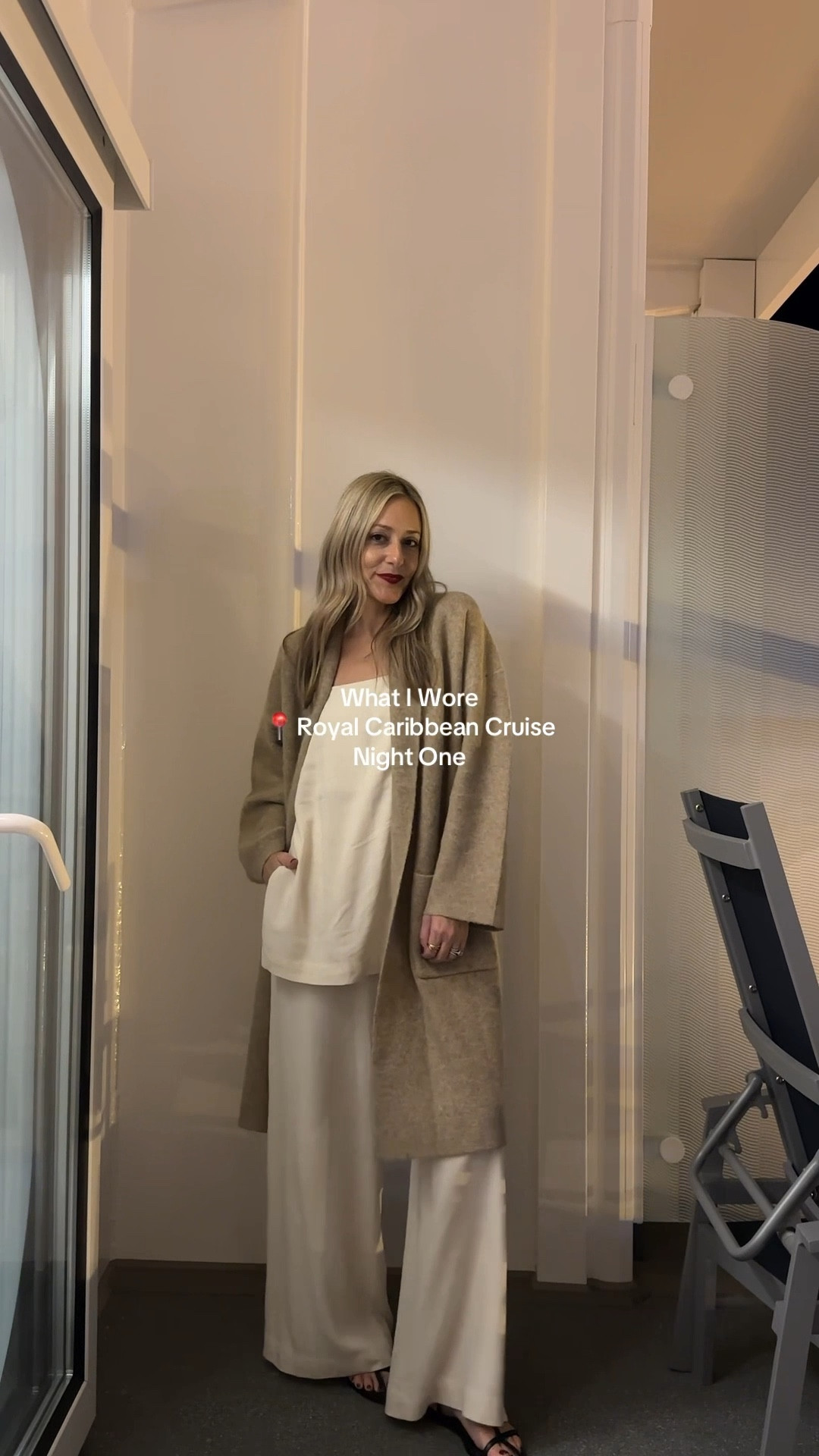 Comfy cruise outfit for a cooler night in December. Everything fits TTS but designed to be oversized  

#LTKOver40 #LTKSeasonal #LTKootd