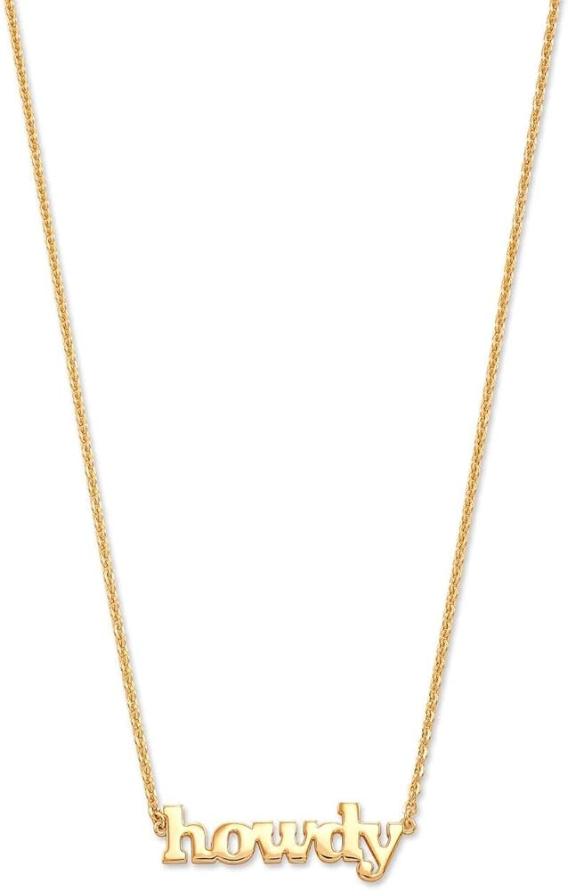 Kendra Scott Howdy Pendant Necklace in 18k Gold Vermeil, Fine Jewelry for Women | Amazon (US)