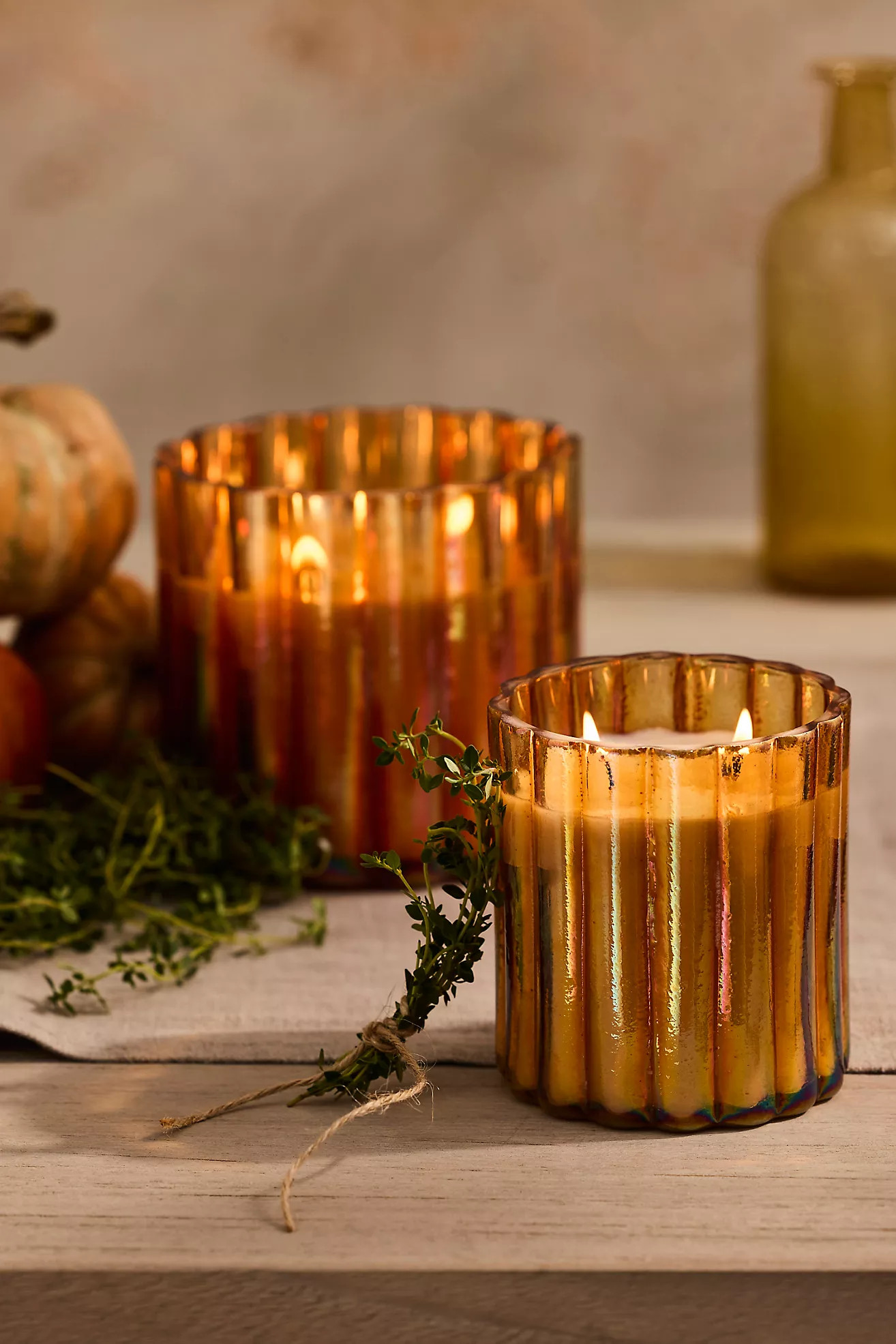 Linnea Luster Candle, Harvest Pumpkin | Anthropologie (US)
