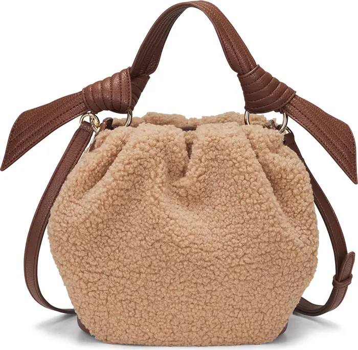 Oryany Selenda Faux Shearling Bucket Bag | Nordstrom | Nordstrom