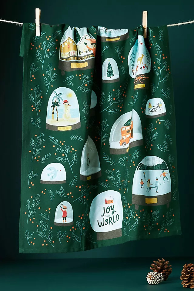 Joy To The World Dish Towel | Anthropologie (UK)